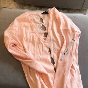 Pink top aqua